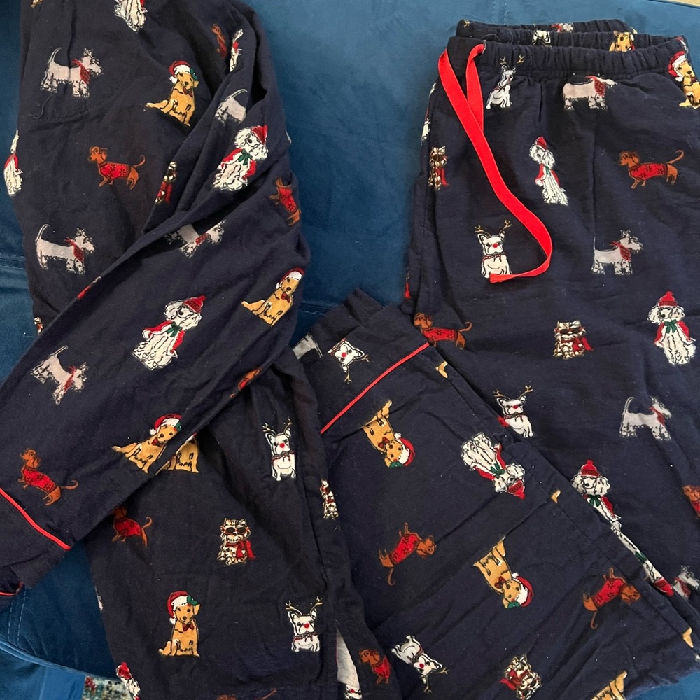 PajamaGram Dog Print - Navy NWOT